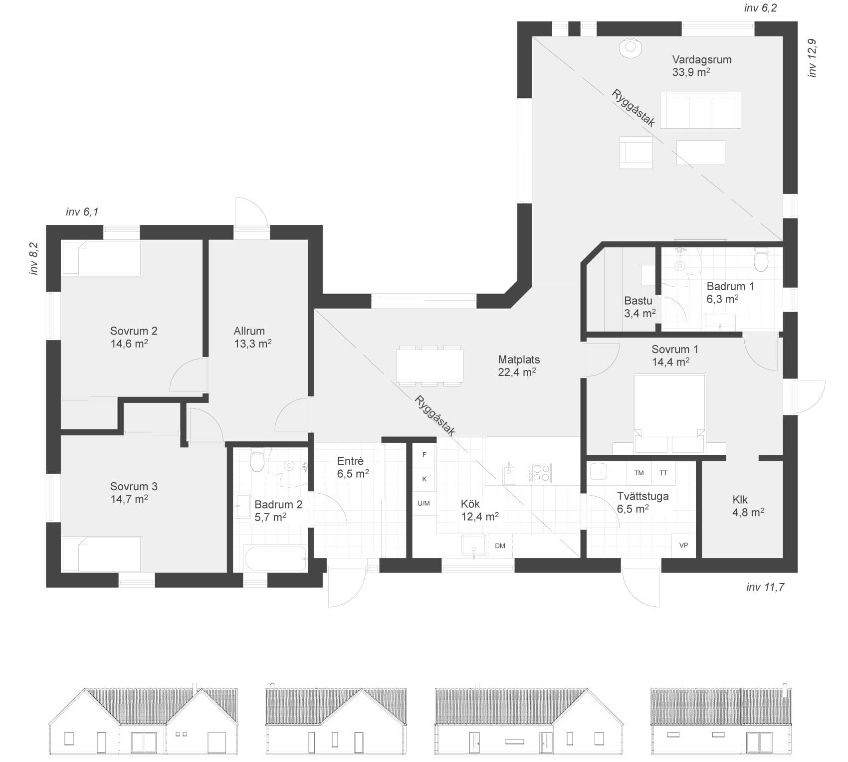 Björka 165 planritning