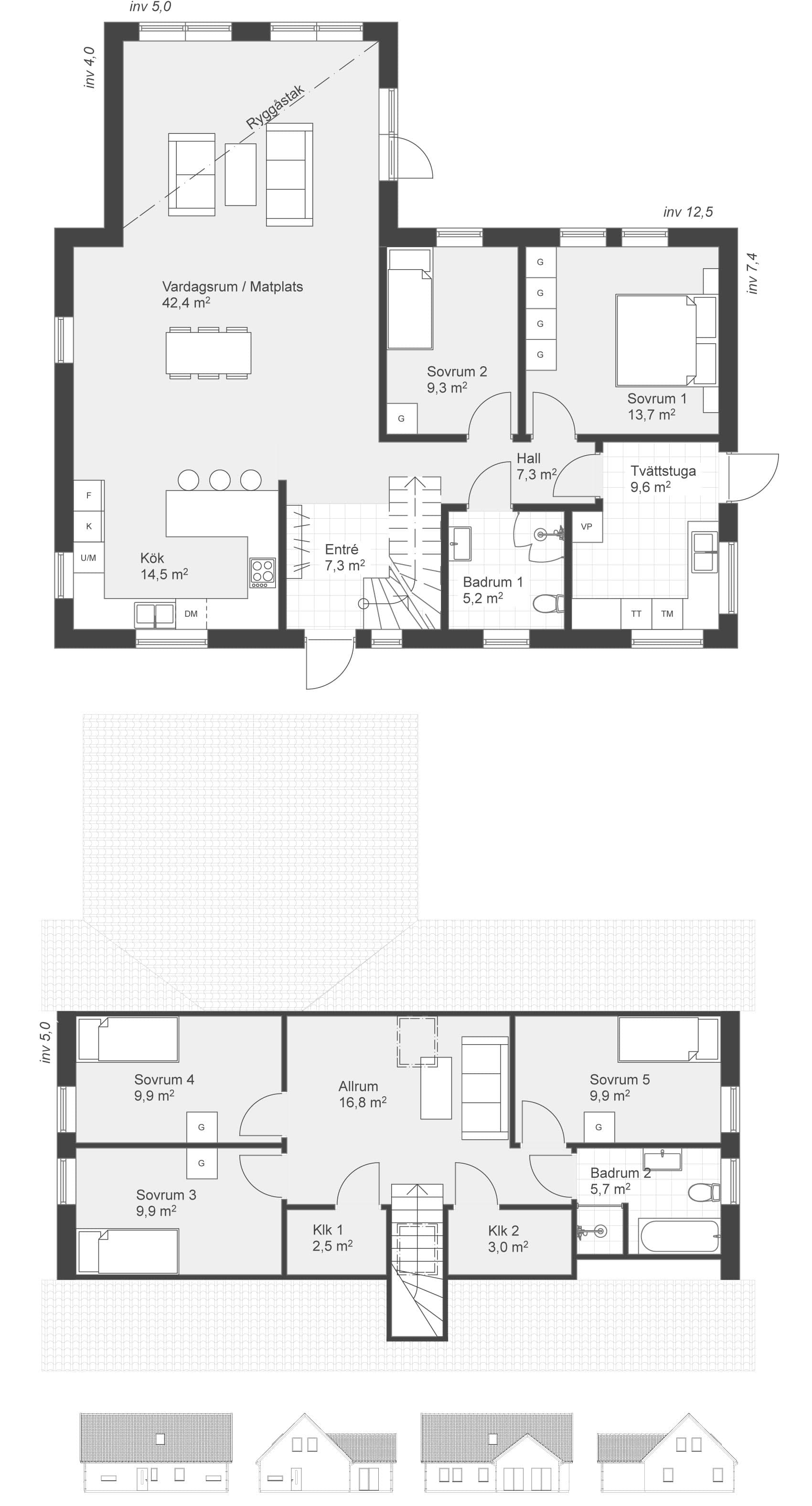 Norrskog 173 planritning