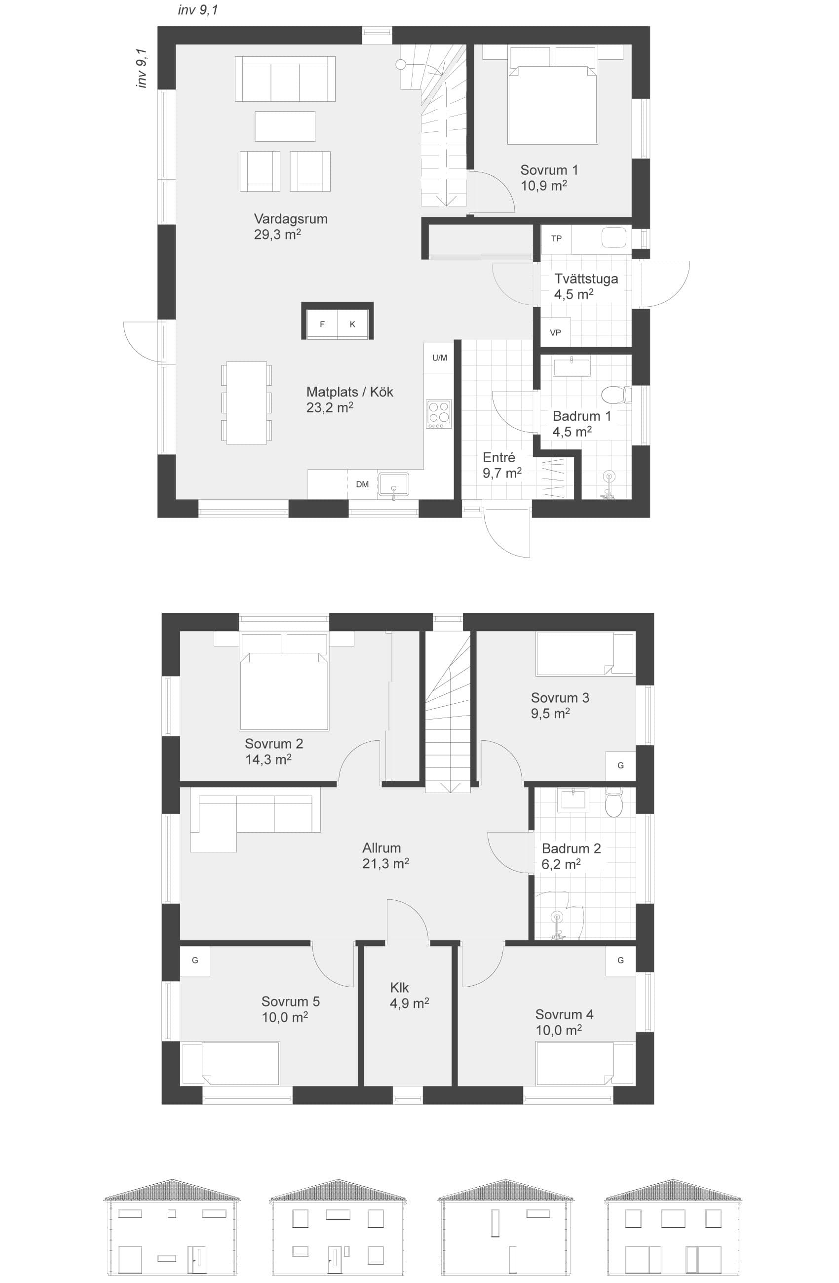 Klagshamn 166 planritning