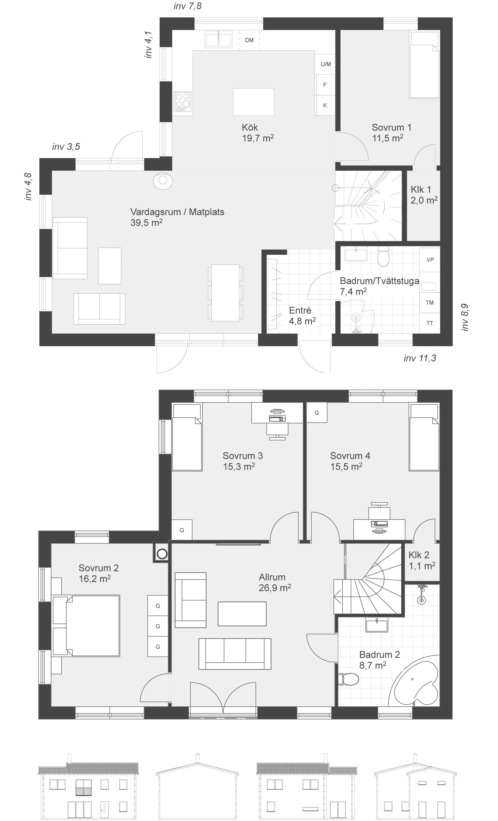 Linero 172 planritning