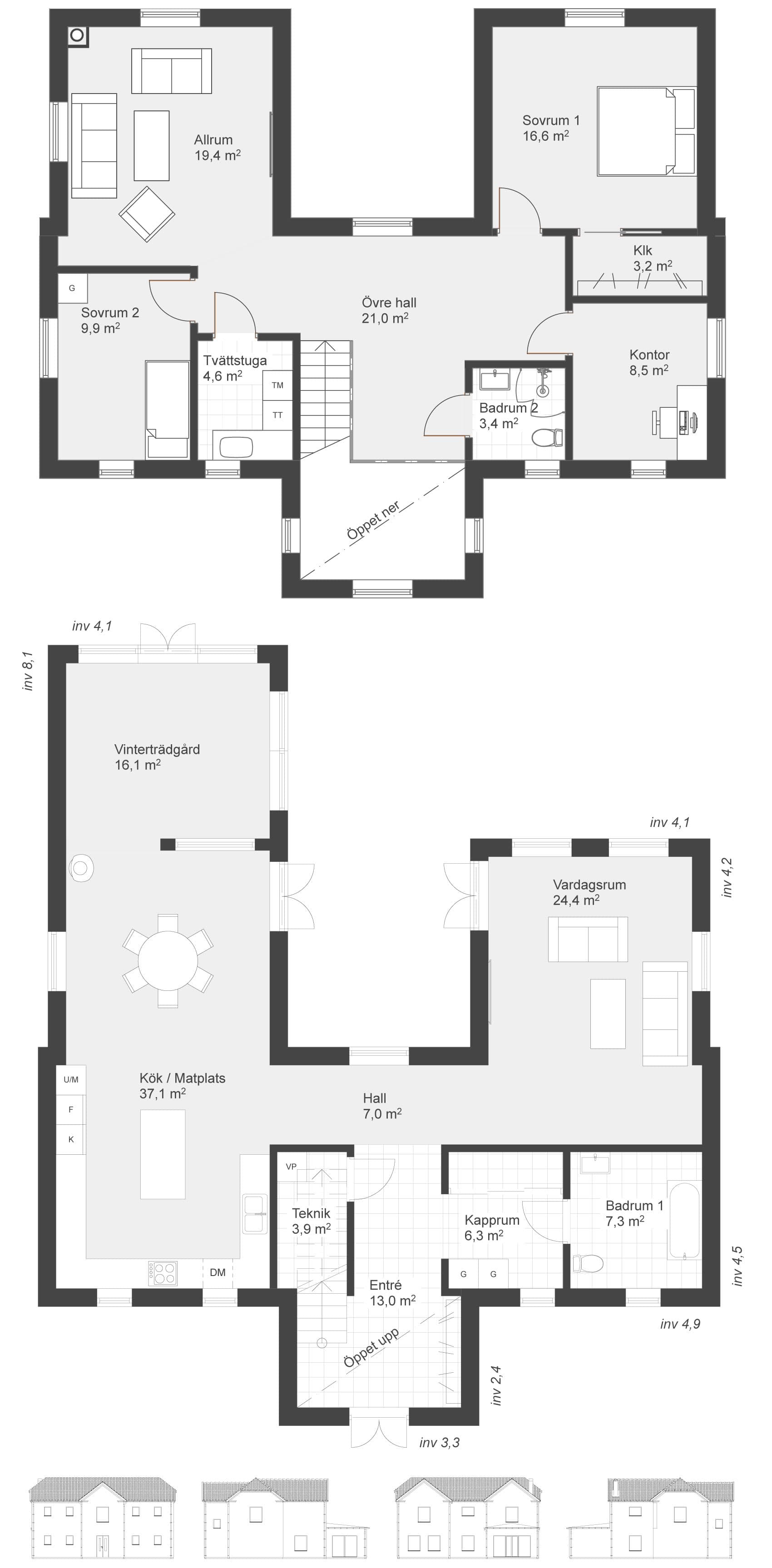 Hjärup 210 planritning