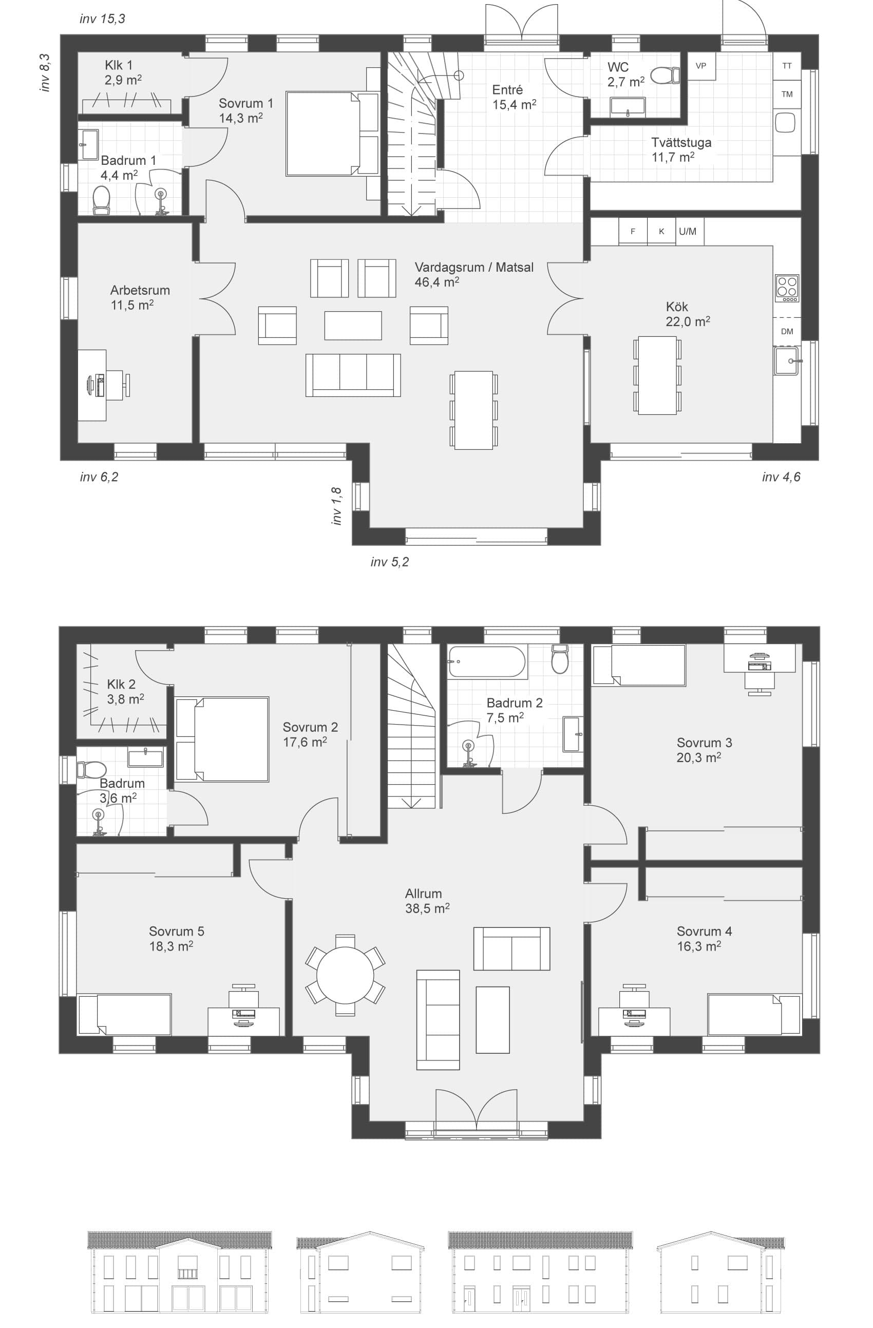 Bellevue 268 planritning