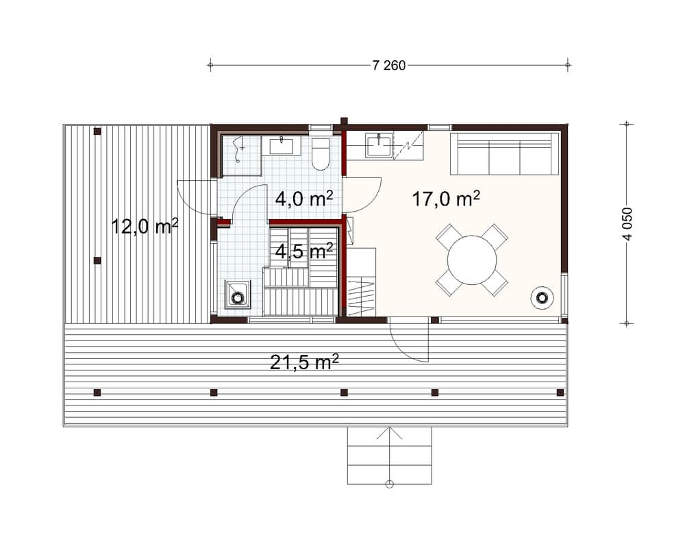 Lux sauna planritning 1