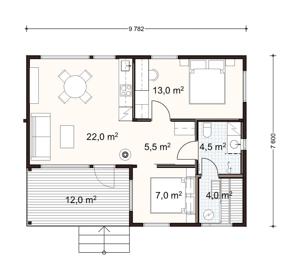 Luosto planritning 1