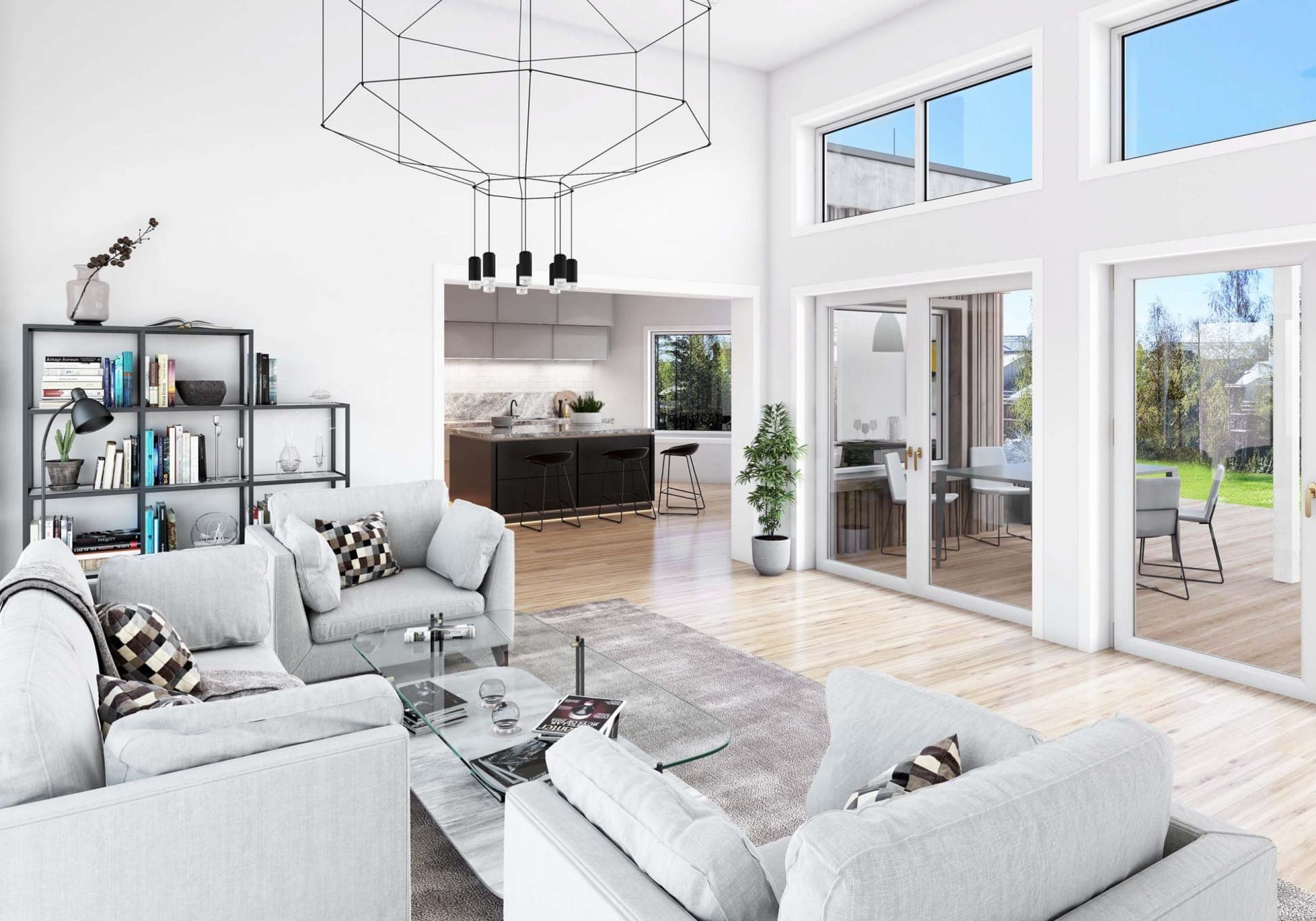 Jörnträhus Skärudden 164 Suterräng Interiör Villa Speciallösning Husbyggsats