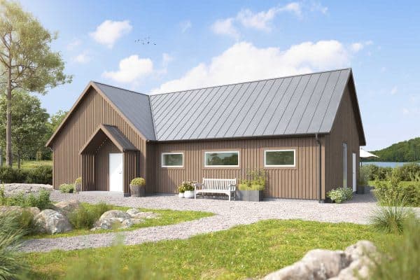 Kagedalen 159 Fritidshus Sommarstuga Ladhus Byggsats Hus fran Jorntrahus Exterior 1 webb