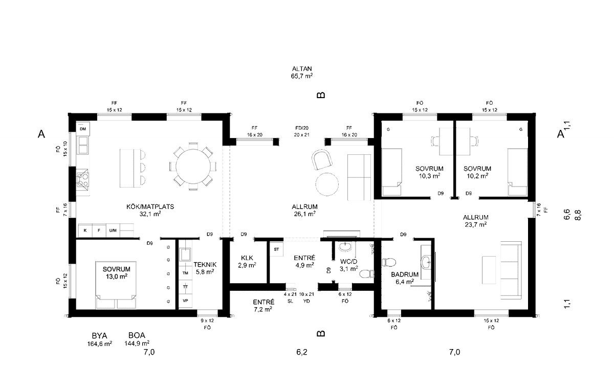 Östanbäck 165 planritning 1