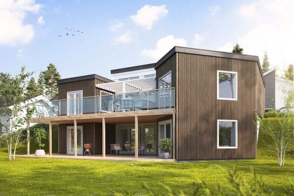 Jörnträhus Skärudden 164 Suterräng Villa Speciallösning Husbyggsats