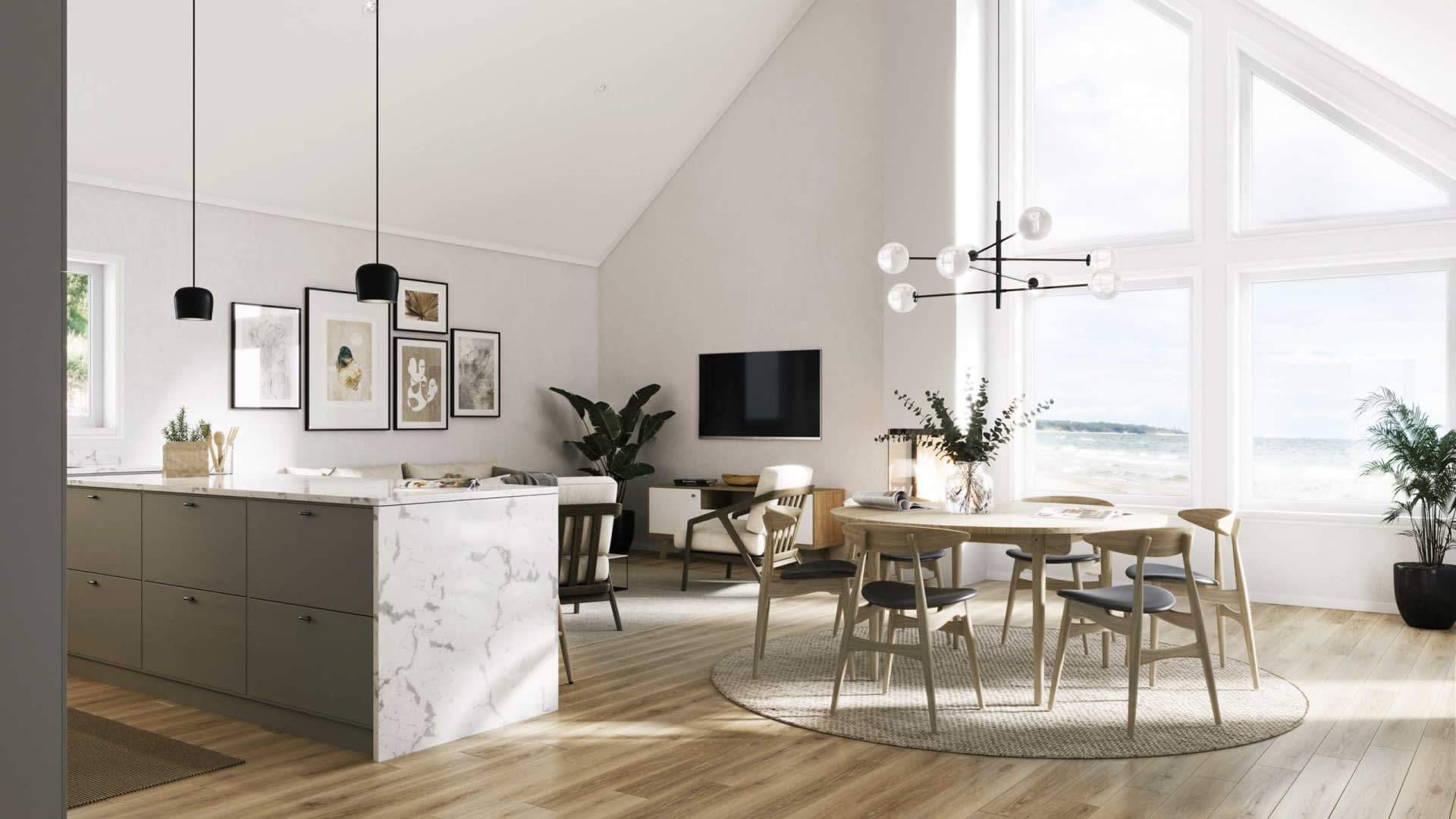 Kagedalen 159 Fritidshus Sommarstuga Ladhus Byggsats Hus fran Jorntrahus Interior 1 webb