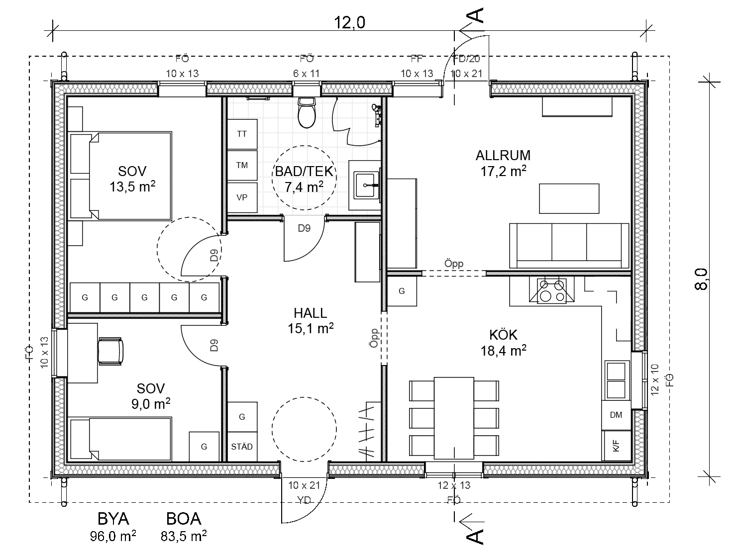 Nyborg 96 planritning 1