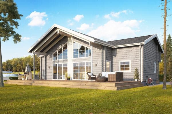 Strycksele XL med Loft – fritidshus, hus, villor – flexibla byggsatser från Jörnträhus