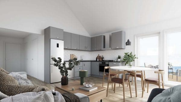 Kagedalen 73 Interior Fritidshus Sommarstuga Ladhus Byggsats Hus fran Jorntrahus 1 webb