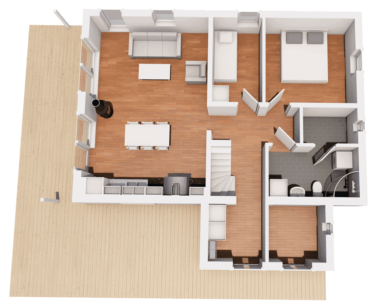 Klöverfors 89 loft planritning 2