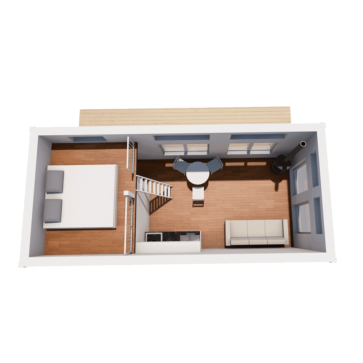 Boviken 30 loft planritning 1