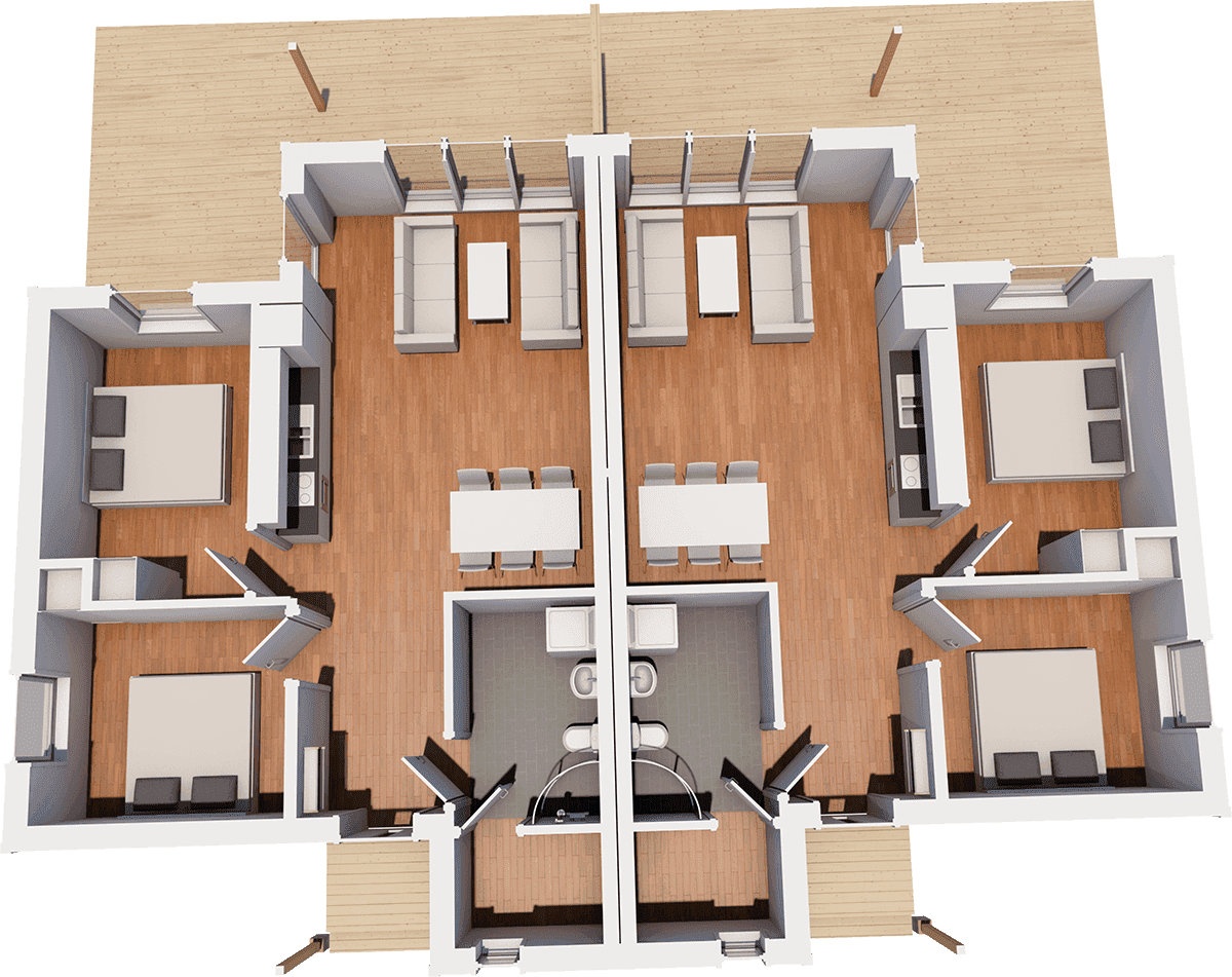 Strycksele 175 parhus planritning 1