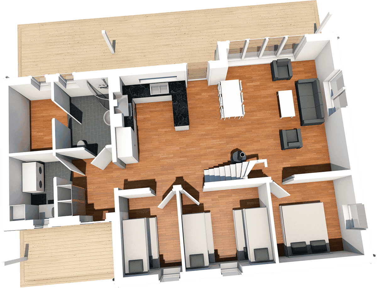 Nyholm 129 loft planritning 1