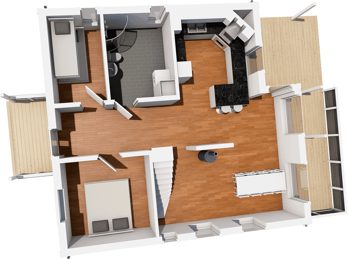 Granå 103 loft planritning 1