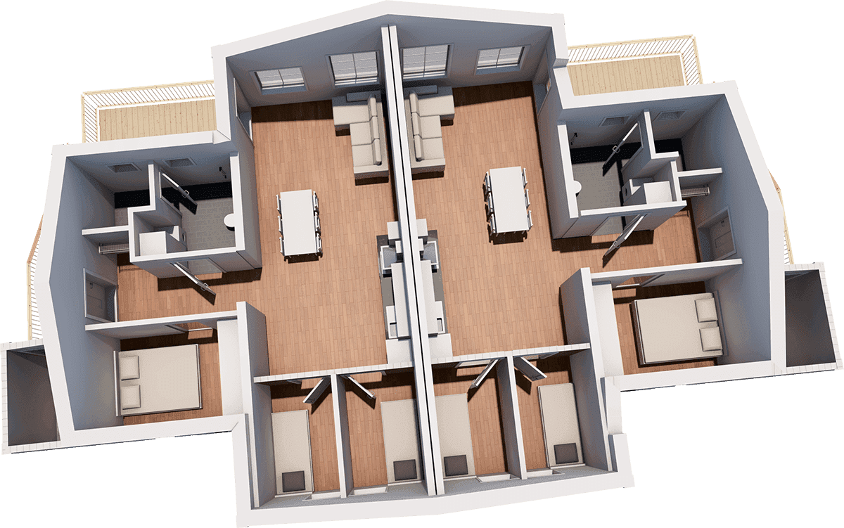 Högheden 167 lgh planritning 1