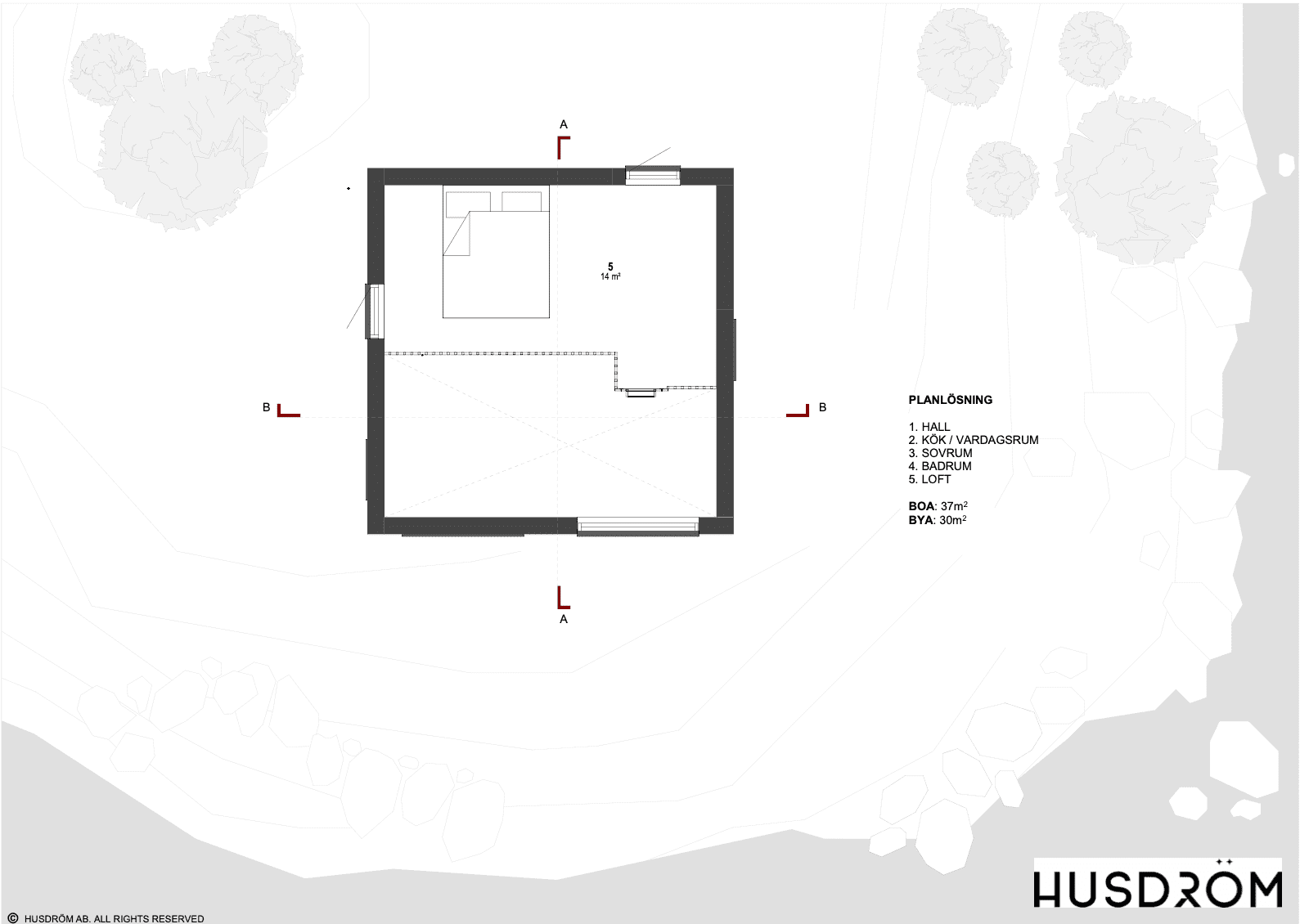 Utsikten 30 planritning