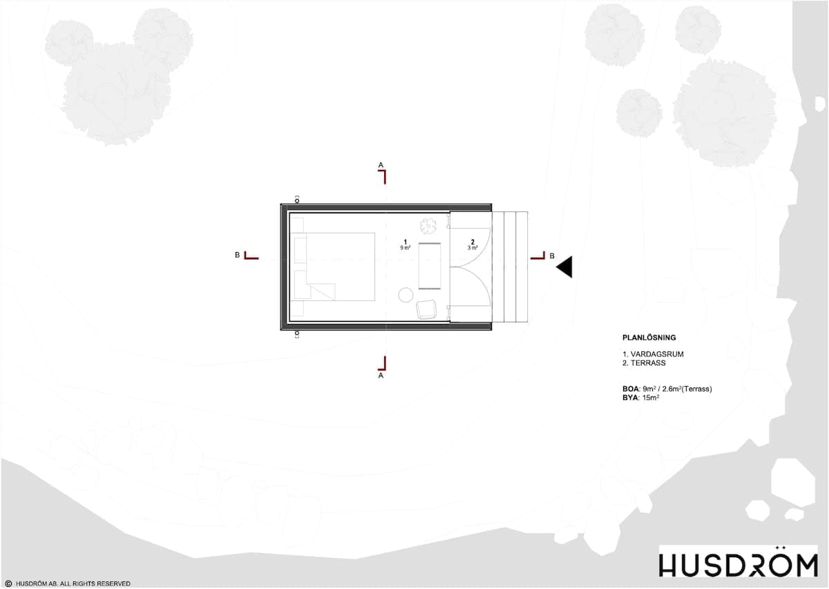 Vinga 15 planritning