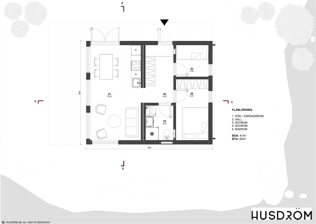 Dröm 50 planritning