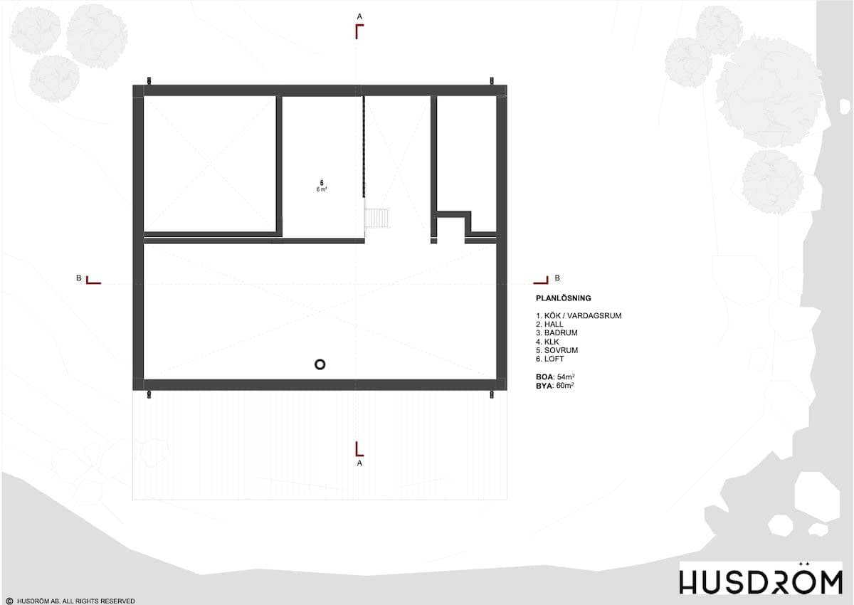 Vinga 60 planritning