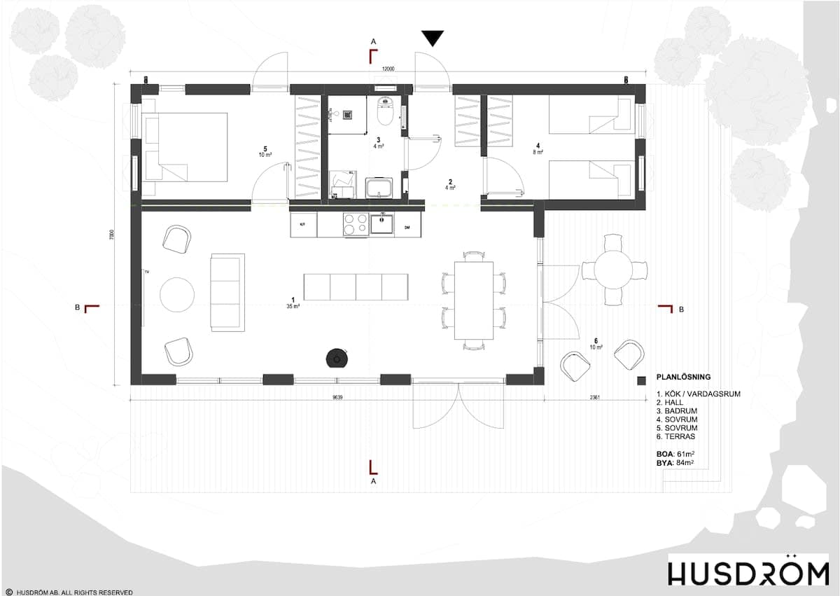 Dröm 74 planritning