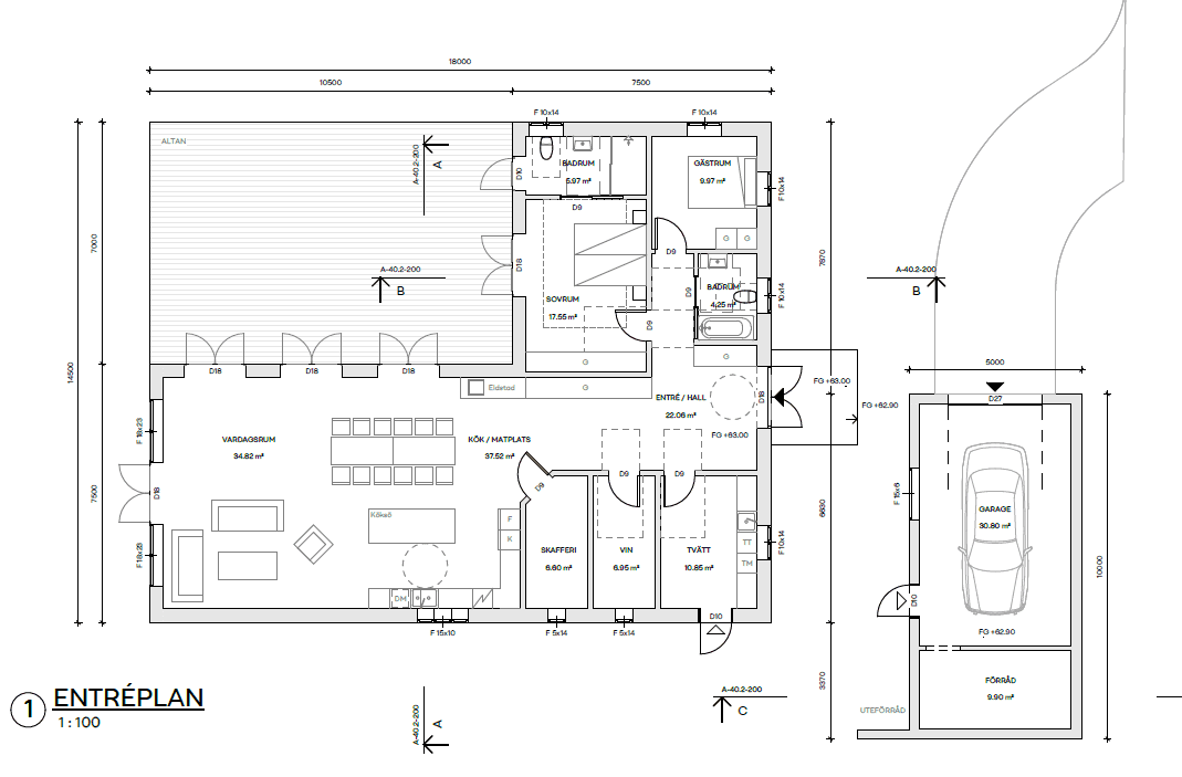Murgröna 163 planritning 2