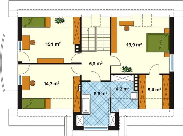 Liljekonvalj 165 planritning 1