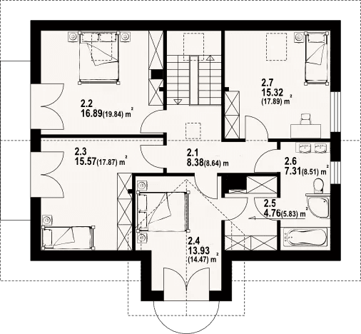 Mistel 168 planritning 2
