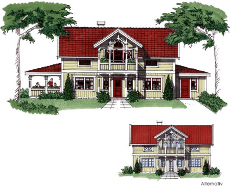 Brudbäcken - Lövsta Trähus