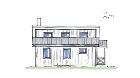 Fritidshus 51, modern - Rörvikshus