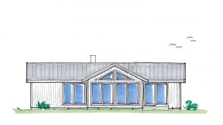 Fritidshus 83, modern - Rörvikshus