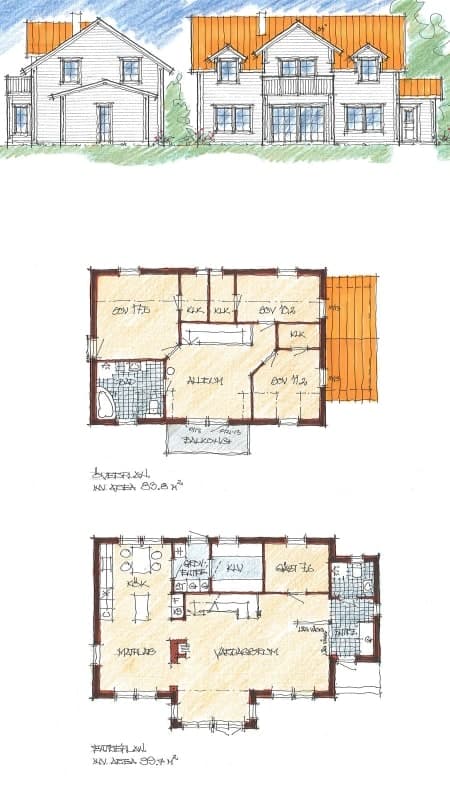 Skiss 707 - Willa Nordic